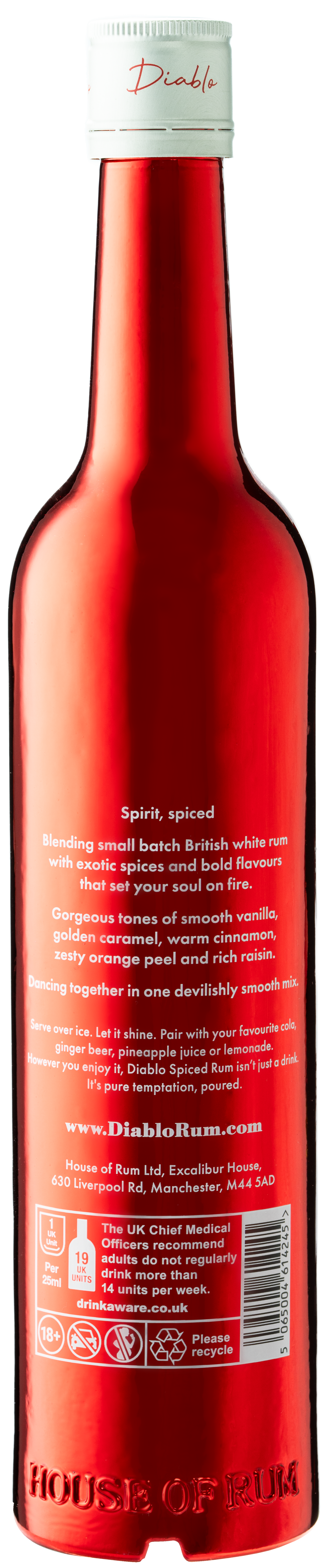 Diablo Spiced Rum - Single Bottle