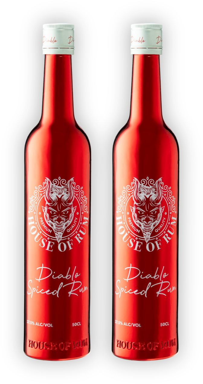 Diablo Spiced Rum - Two Bottles